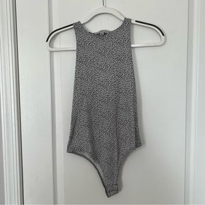 Leopard print bodysuit in a size small by Gaze for sale